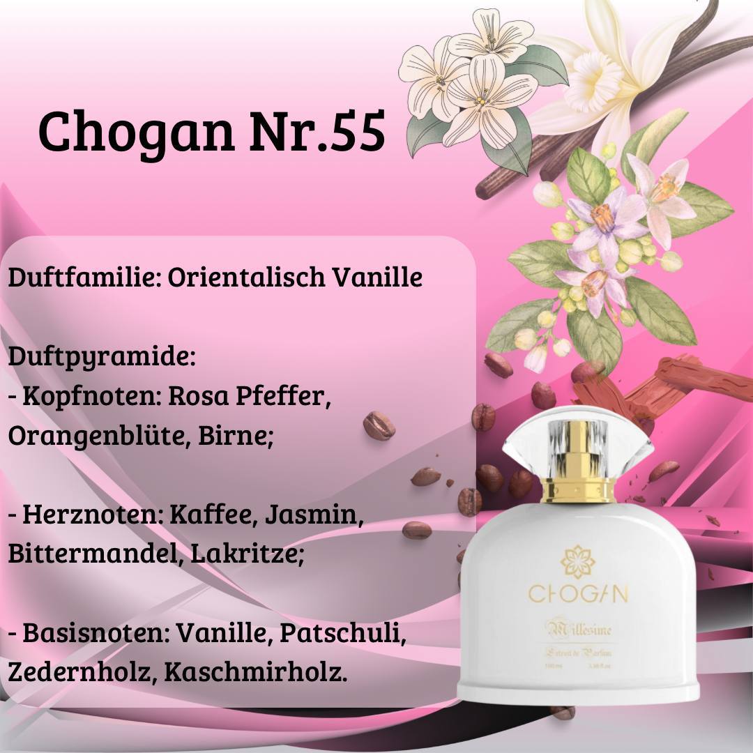 Damen Parfüm - Chogan Nr.55 **Black Opium** - Sparfüm - Home of Fragrances
