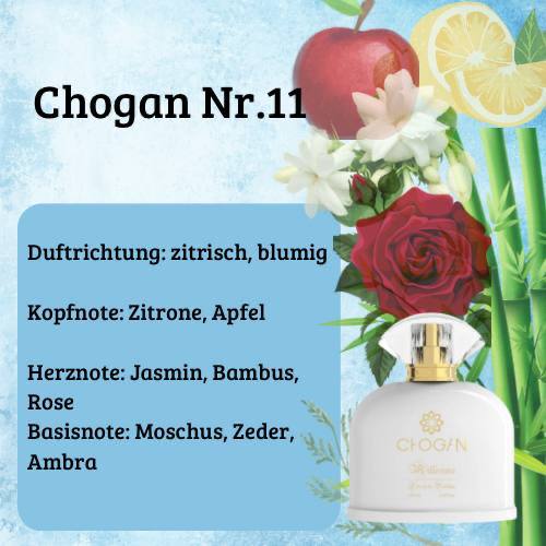Damen Parfüm - Chogan Nr. 11 **Light Blue** - Sparfüm - Home of Fragrances