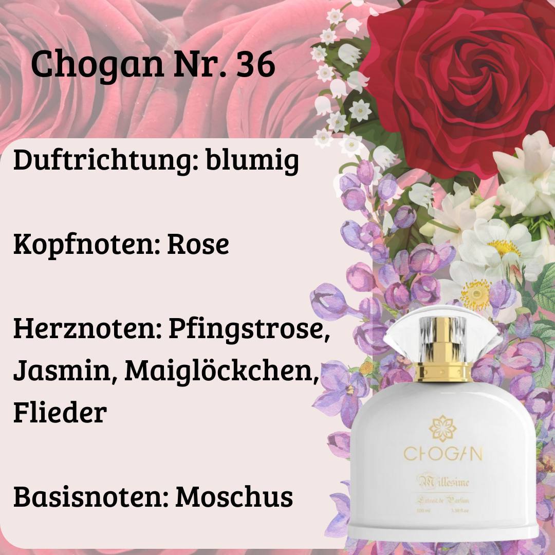 Damen Parfüm - Chogan Nr. 36 **Idylle** - Sparfüm - Home of Fragrances