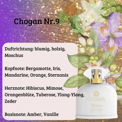 Damen Parfüm - Chogan Nr. 09 **Iris Nobile Sublime** - Sparfüm - Home of Fragrances